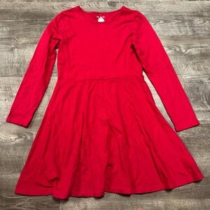 PLACE Girls Red Long Sleeve Dress Size XXL